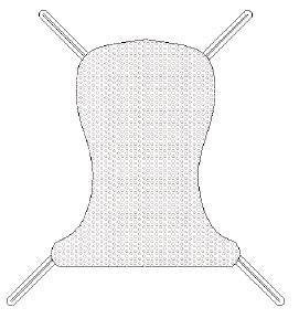 Graham-Field Full Body Sling Lumex® 4 Point With Head Support Large - Each - FM111-EA