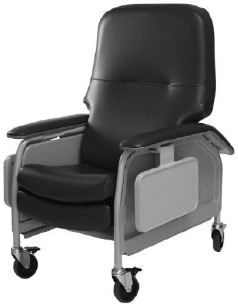 Graham-Field Clinical Care Recliner Lumex® Chestnut Vinyl 4 Swivel Caster - Each - FR566G8516-EA