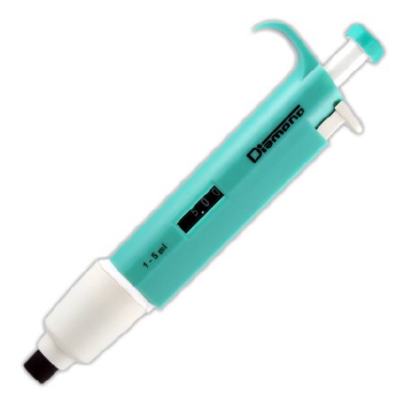 Globe Scientific Diamond® Adjustable Volume Pipettor 1 to 5 mL - Each - 3301-5000-EA