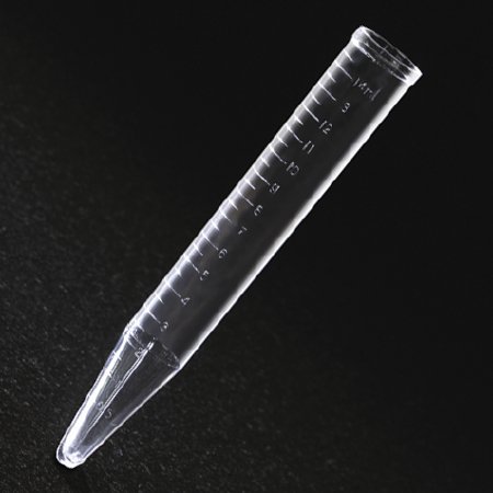 Globe Scientific Globe Scientific Centrifuge Tube Conical Bottom Plain 16.6 X 120 mm 15 mL Without Color Coding Without Closure Polystyrene Tube - Box of 250 - 6260-BX
