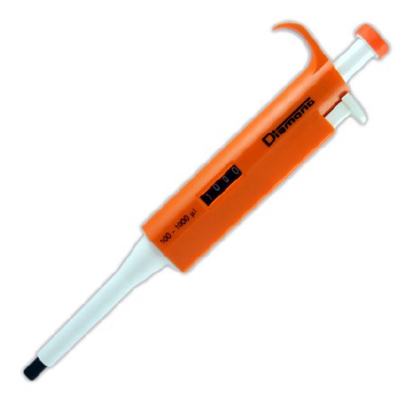 Globe Scientific Diamond® Adjustable Volume Pipettor 100 to 1,000 ÂµL - Each - 3301-1000-EA