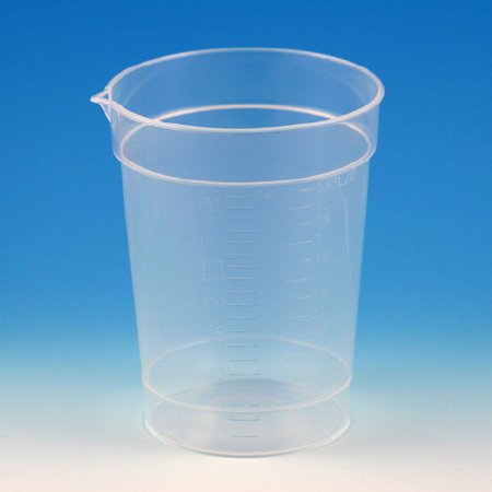 Globe Scientific Specimen Container with Pour Spout 2-1/8 X 3-7/16 Inch 192 mL (6.5 oz.) Without Closure Unprinted NonSterile - Case of 500 - 5920-CS