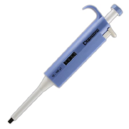 Globe Scientific Diamond® Adjustable Volume Pipettor 10 to 100 ÂµL - Each - 3301-100-EA