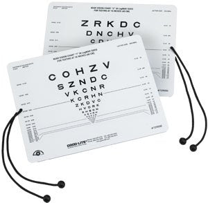 Good-Lite Eye Chart Good-Lite® 16 Inch Distance Acuity Test - Each - 729000-EA