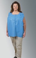 Graham Medical Products Scrub Shirt AmpleWear® Large Blue / White 1 Pocket Unisex - Case of 50 - 53158-CS