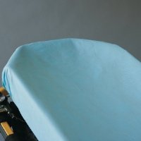Graham Medical Products Stretcher Sheet PowerFit® Fitted Sheet 33 X 89 Inch Blue Nonwoven Fabric Disposable - Case of 50 - 54419-CS