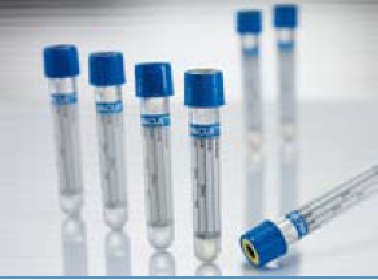 Greiner Bio-One VACUETTE® Venous Blood Collection Tube Coagulation Tube Sodium Citrate Additive 13 X 75 mm 2 mL Light Blue / White Ring Pull Cap Polyethylene Terephthalate (PET) Tube - Box of 50 - 454322-BX