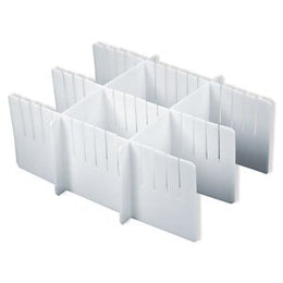 Harloff Drawer Divider Set Harloff 6 Inch White - Each - 680502-EA