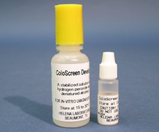 Helena Laboratories Hematology Reagent ColoScreen Developer-15 Developer Fecal Occult Blood Test Proprietary Mix 15 mL - Each - 5077-EA