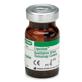 Bio-Rad Laboratories Urine Chemistry Control Liquichek™ Urine Toxicology Assays Negative Level 6 X 3 mL - Box of 6 - 454-BX