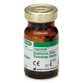Bio-Rad Laboratories Urine Chemistry Control Liquichek™ Urine Toxicology Assays Positive Level 6 X 3 mL - Box of 6 - 455-BX