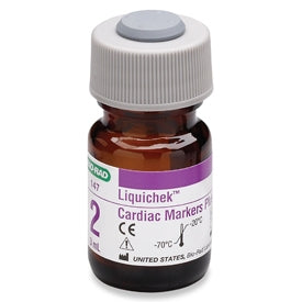 Bio-Rad Laboratories Control Liquichek™ Cardiac Markers LT Level 2 6 X 3 mL - Box of 1 - 147-BX