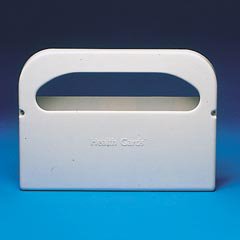 RJ Schinner Co Toilet Seat Cover Dispenser Health Gards® White Plastic Manual 500 Count Surface Mount - Each - HG-1-2-EA
