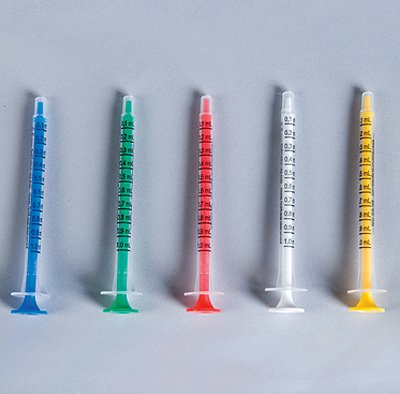 Health Care Logistics Oral Medication Syringe Comar® Oral Tip Without Safety - Pack of 50 - 17234W-PK