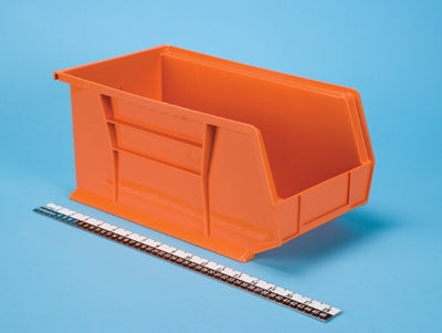 Health Care Logistics Storage Bin HCL® Super Tough Red Plastic 7 X 8-1/4 X 14-3/4 Inch - Each - 1415R-EA
