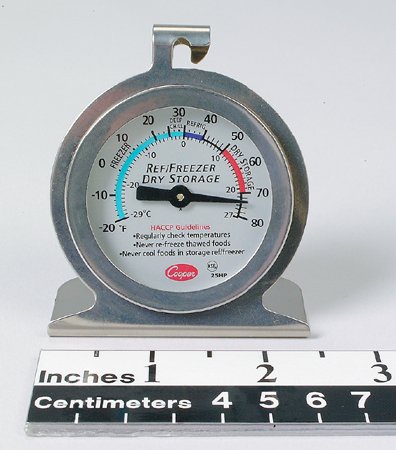 Health Care Logistics Refrigerator / Freezer / Dry Storage Thermometer Fahrenheit / Celsius -20° to +80°F (-30° to +30°C) Without External Probe Hanging / Standing Does Not Require Power - Each - 16087-EA