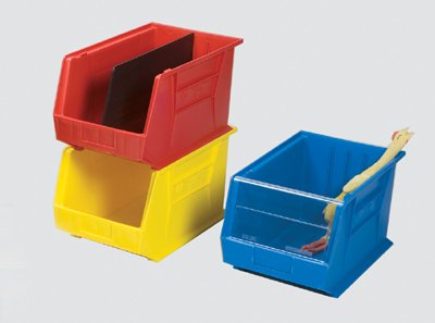 Health Care Logistics Stackable Storage Bin Blue Plastic 10 X 11-1/8 X 17-5/8 Inch - Each - 1419B-EA