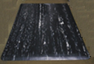 Health Care Logistics Anti-Fatigue Floor Mat Health Care Logistics® 2 X 3 Foot Black Vinyl / Nitrile Infused Sponge - Each - 5754-EA