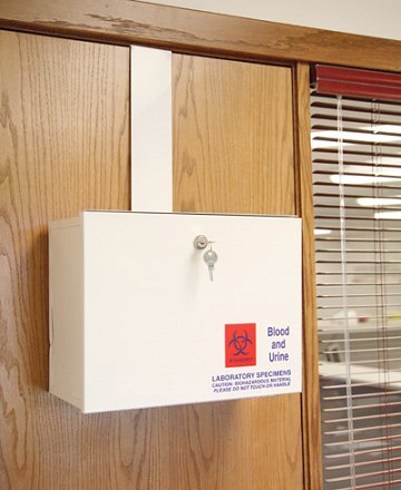 Health Care Logistics Insulated Specimen Lock Box Over-the-Door - Each - 3737-EA