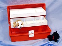 Healthmark Industries Emergency Box Orange 16-1/2 L X 8-3/4 W X 7-1/2 H Inch - Each - 1611-2 OR-EA