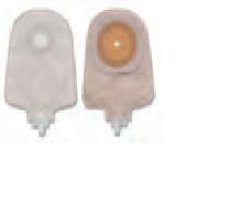 Hollister Urostomy Pouch Premier™ One-Piece System 9 Inch Length Flat, Pre-Cut - Box of 10 - 8448-BX