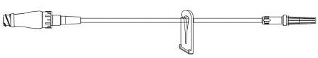ICU Medical IV Extension Set Needle-Free Port Mini Bore 7 Inch Tubing - Case of 50 - B3301-CS