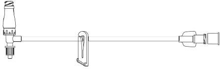 ICU Medical IV Extension Set Needle-Free Port Mini Bore 5 Inch Tubing - Case of 50 - B3304-CS