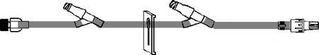 ICU Medical IV Extension Set Needle-Free Port Standard Bore 32 Inch Tubing - Case of 50 - B9900-09-CS