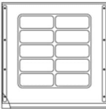 Invacare Seat Upholstery Kit - Each - 8881127525/U550-EA