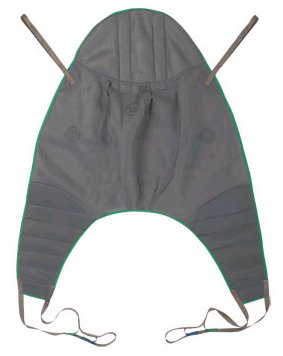 Invacare Universal High Sling With Head and Neck Support 4 Strap Large 500 lbs. Weight Capacity - Each - 2485958-EA