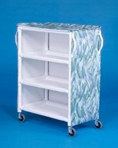 IPU Cover 3 Shelf Linen Cart - Each - LC300COVER-EA