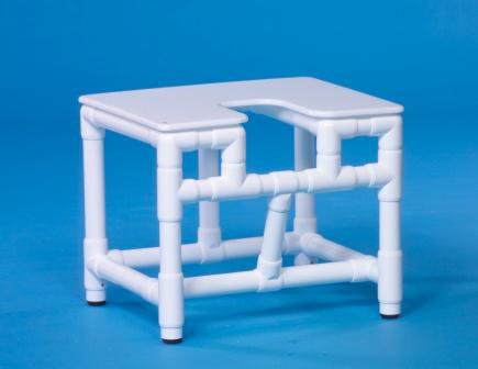IPU Bariatric Shower Stool Backless - Each - BSS600-EA