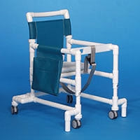 IPU Walker with Wheels Adjustable Height PVC Frame 250 lbs. Weight Capacity 23 to 29 Inch Height - Each - PDW77-EA