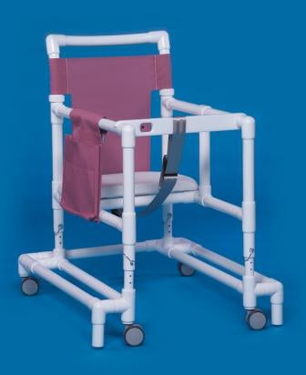 IPU Walker with Wheels Adjustable Height Ultimate PVC Frame 300 lbs. Weight Capacity 29 to 35 Inch Height - Each - ULT 99 FGRN-EA