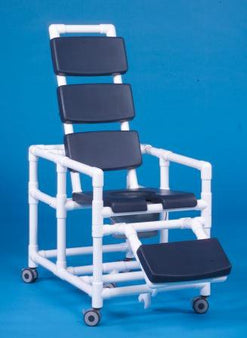 IPU Shower Chair Super Deluxe Fixed Arms PVC Frame Reclining Backrest 300 lbs. Weight Capacity - Each - SCC280 RC N-EA