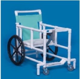 IPU Walker Chair Fixed Height Big Wheel PVC Frame 300 lbs. Weight Capacity 41-3/4 Inch Height - Each - BWW99-EA