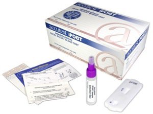 Jant Pharmacal Corp Cancer Screening Test Kit Accutest® iFOBT Single Sample Colorectal Cancer Screening Fecal Occult Blood Test (iFOB or FIT) Stool Sample 25 Tests CLIA Waived - Box of 25 - CS625-BX