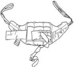 Joerns Healthcare Deluxe Stand Aid Sling Hoyer® Small 75 to 150 lbs. Weight Capacity - Each - NA13499N-EA