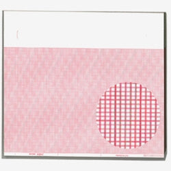 Cardinal Diagnostic Recording Paper Medi-Trace® Thermal Paper 75 Foot X 8.44 Inch Z-Fold Red Grid - Pack of 300 - 31131306-PK