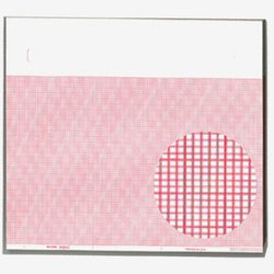 Cardinal Diagnostic Recording Paper Medi-Trace® Thermal Paper 75 Foot X 8.44 Inch Z-Fold Red Grid - Case of 2400 - 31131306-CS