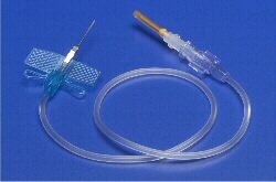 Cardinal Monoject™ Angel Wing™ Blood Collection Set 23 Gauge 3/4 Inch Needle Length Safety Needle 7 Inch Tubing Sterile - Case of 50 - 8881225707-CS