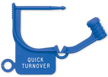 Steris Locking Tag Key Surgical® PrePrinted Blue Plastic 1 Inch - Pack of 1 - LT210-PK