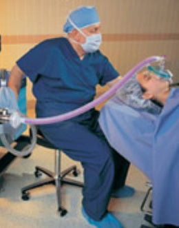 Ambu Universal Flex2® Anesthesia Breathing Circuit Coaxial Tube 90 Inch Tube Single Limb Adult 3 Liter Bag Single Patient Use - Case of 15 - D390-80Z-CS