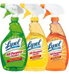 Lagasse Lysol® Surface Cleaner Ammoniated Pump Spray Liquid 32 oz. Bottle Lemon Breeze Scent NonSterile - Each - RAC75352CT-EA