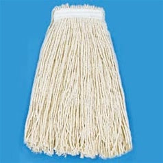 Lagasse Wet String Mop Head Boardwalk® Cut-end White Cotton Reusable - Case of 12 - BWK216CCT-CS