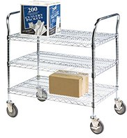 Lakeside Manufacturing Utility Cart 36 X 24 X 39 Inch 36 X 24 Inch Shelves - Each - R2436CUC-3-EA