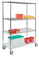 Lakeside Manufacturing Utility Cart 72 X 24 X 69 Inch 72 X 24 Inch Shelves - ST/1 - R247263CC-4-ST