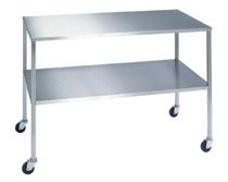 Lakeside Manufacturing Instrument Table 20 X 36 X 34 Inch Stainless Steel 54 lbs. Weight Capacity 1 Shelf - Each - 8356-EA