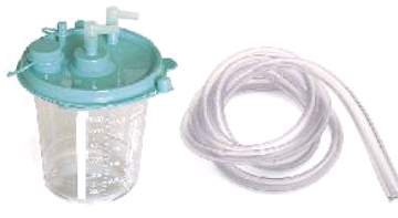 Laerdal Medical Suction Canister 1200 mL Sealing Lid - Pack of 12 - 883000-PK
