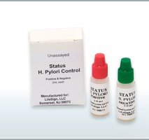 LifeSign Infectious Disease Immunoassay Control Status First® H. Pylori Positive Level / Negative Level 2 mL - Box of 1 - 200013-BX